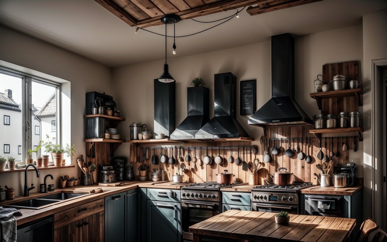 Влияние светлой древесины и минимализма на атмосферу уютной скандинавской кухни